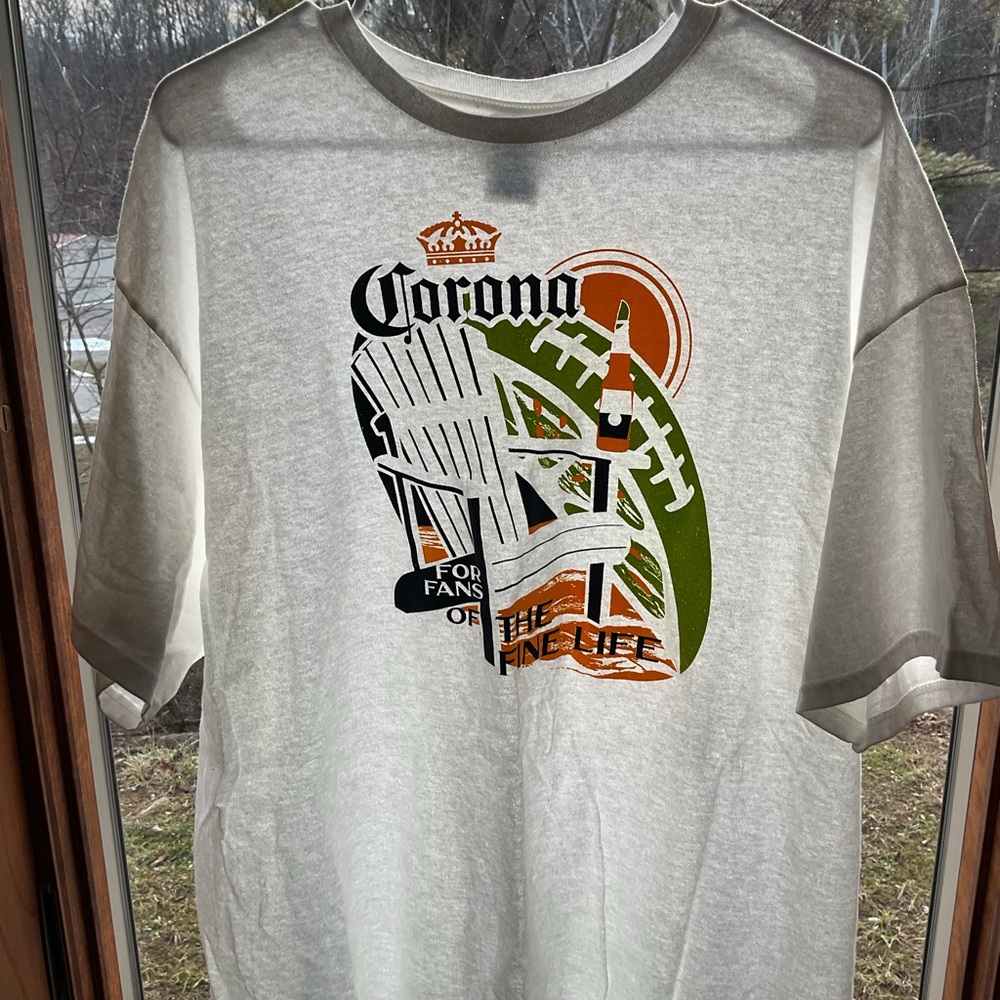 Delta Pro Weight T-Shirt in White and Orange